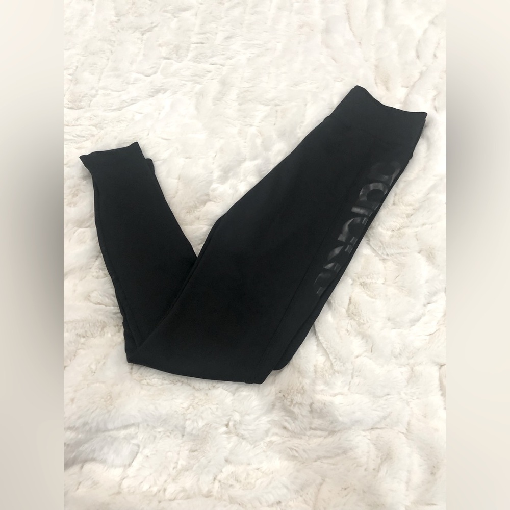 NWOT Adidas size XS black stretchy climalite tights